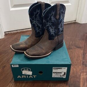 Ariat Kid's Tombstone Boots in Earth and Black